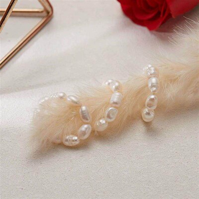 Kpop Cute Multi Beaded Imitation Pearl Colorful Crystal Adju