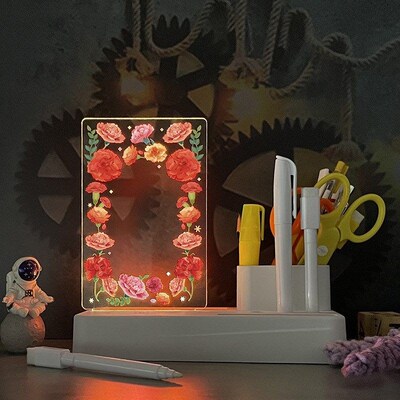Study Lamp Encouragement Gift Desk DecorPen Holder Lamp Stud