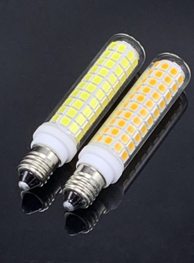 E11灯头小玉米光源led陶瓷10W13W高亮110V120V2835灯珠可调光灯泡