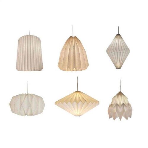 Paper Origami Lamp Shade Light Accessories Foldable Origami