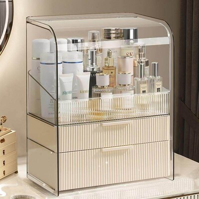 Cosmetic Storage Box Brush Holder Container Makeup Organize1