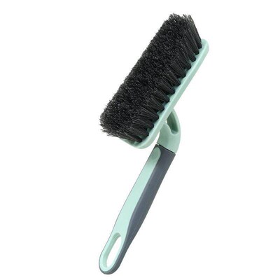 Stiff-bristled long-handled brush for cleaning floors, bathr