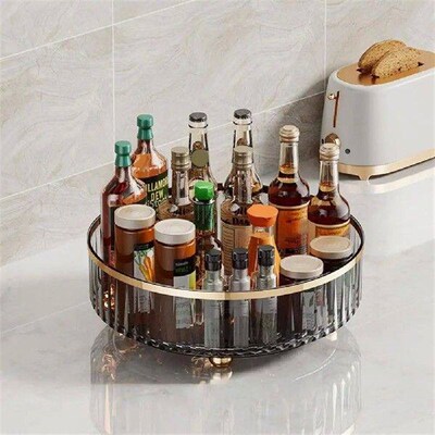 Easy-access Storage Solution 360-degree Rotating Spice Rack