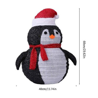 Luminous Ornament Foldable Glowing Snowman Light IP65