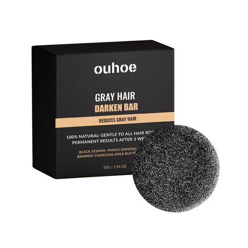 Black hair soap for repairing and fixing black hair 修护黑发