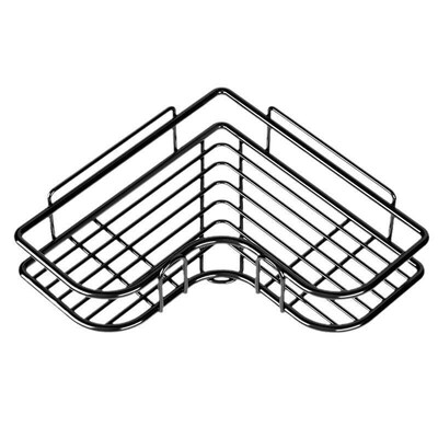 Wall-mounted bathroom triangular storage rack, no drilling r