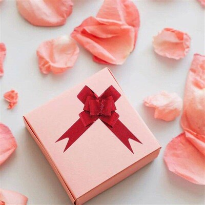 50 Pcs Flower Bow Wrapping Pull Festival Ribbon Gift Gifts
