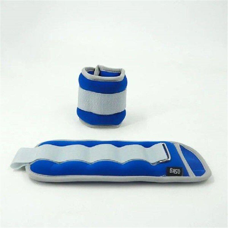 New Nylon Wrist Ankle Weights Blue Pink Red Adjustable with