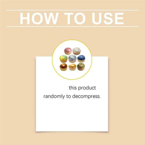 Premium Squishy Steamed Bun Dumpling Toy Slow Rising