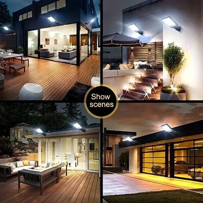 Solar Sreet Lights Outdoor Waterproof Human Body Sensing Cou