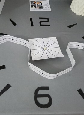 3D Luminous Wall Clock Frameless Digital Wall Clocks DIY Acr