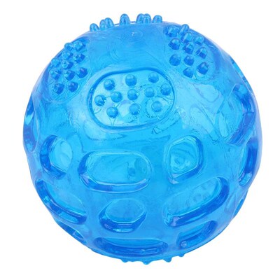 Pet Dog Cat Puppy Sounding Toy Polka Squeaky Tooth Cleaning