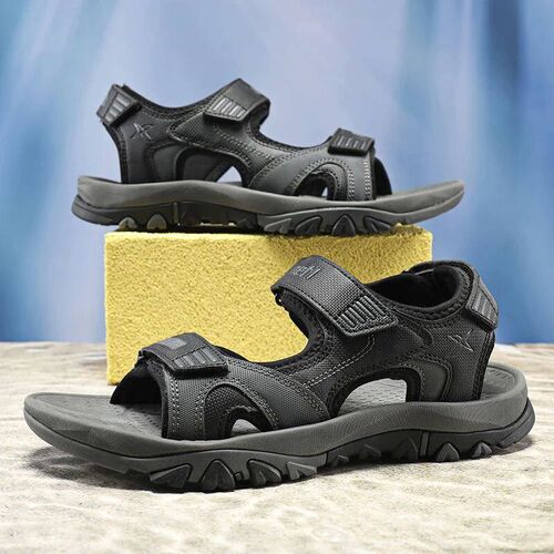 Summer Light-weight Mens Sandals Outdoor Black EVA Slip On
