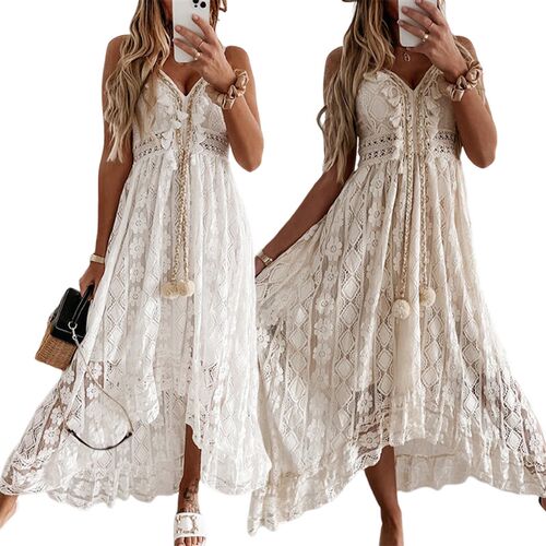 Women Maxi Dress Summer Vintage Boho Dresses Party Dress