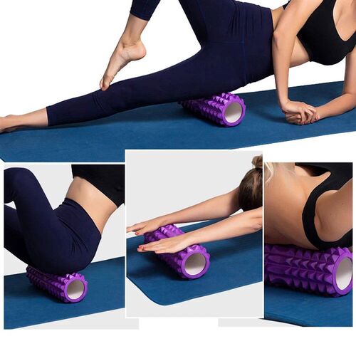 26cm Yoga Column Gym Fitness Pilates Foam Roller Exercise Ba
