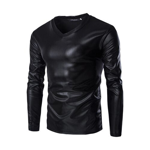 2025 Gilded Bright Face Costume Mens Slim Fit Long Sleeve T