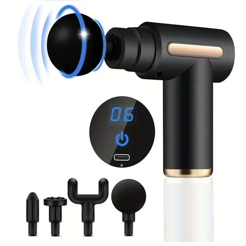 Portable Fascia Massage Gun Electric Percussion Pistol Massa