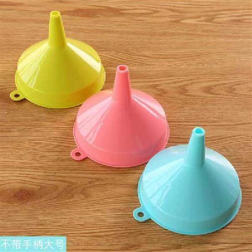 Large Plastic Kitchen Funnel for Liquids, Multicolored Multi