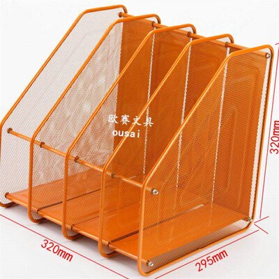 office supplies metal mesh file rack desk file folder-