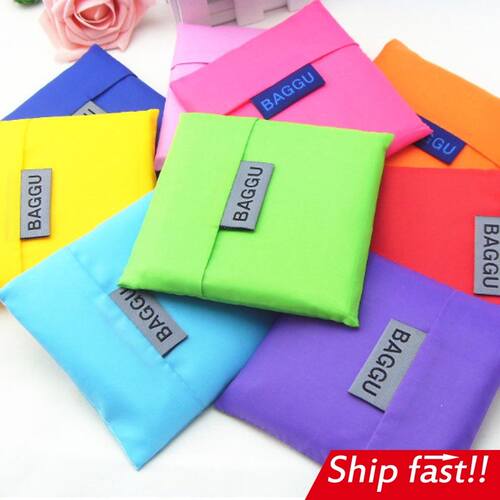 bag creative folding square shopping bags supermarket small