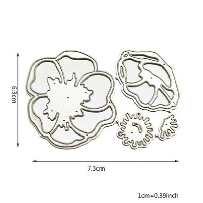 3D Flower Metal Cutting Dies Stencil Scraping DIY Album