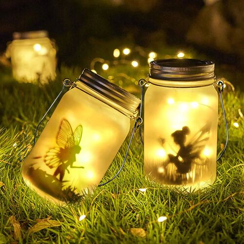 Solar Mason Jar Light Solar Lantern Fairy Lights Waterproof
