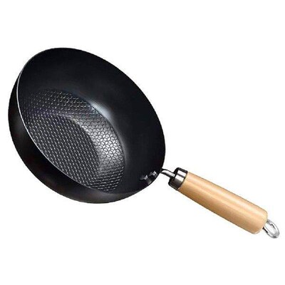 Wok Pan for Gas Stove Stoves Grilling Non Stick Frying Pans