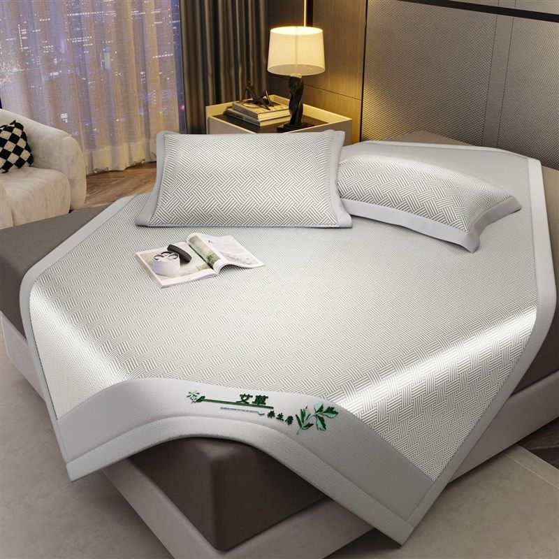 20新款类母婴级夏季冰丝凉席可机洗折叠竹席子学生宿舍单夏天,床上用品,冰丝席,淘宝优惠券,粉丝福利购,淘宝优惠卷