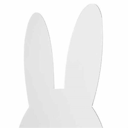 2Pcs Rabbit Stickers Acrylic Mirror Decals Decoration