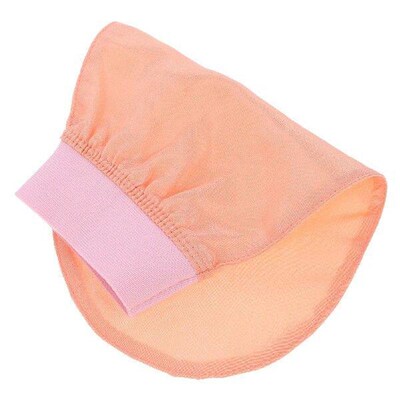 2Pcs Pink Soft Silk Bathing Glove Shower Exfoliating Gloves