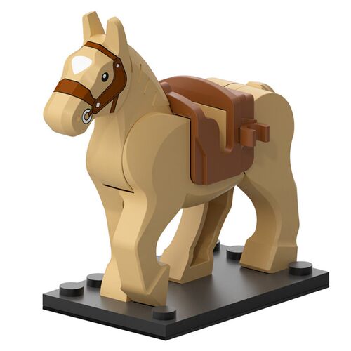 Single Sell Medieval Knight Roman War Horse Rohan Animal Bui