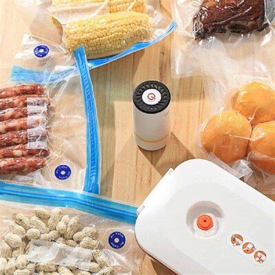 Reusable Handheld Vacuum Sealer Pump Saving Space Electric