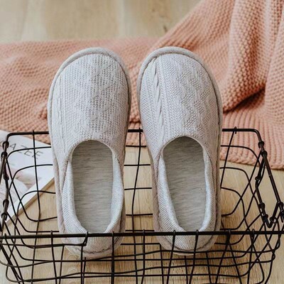 Office Home Wool Cotton Slippers Before And After Pregnancy