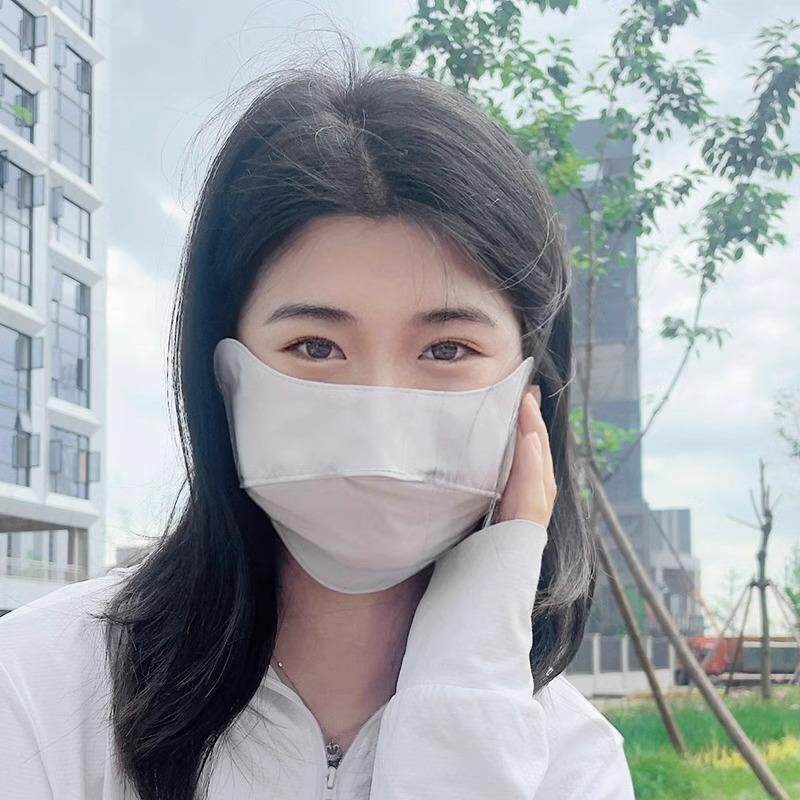 Summer UV Protection Face Mask - Unisex Ice Silk Breathable图片