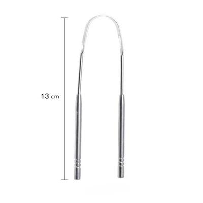 Reusable Stainless Steel Useful Tongue Scraper Cleaner Fresh
