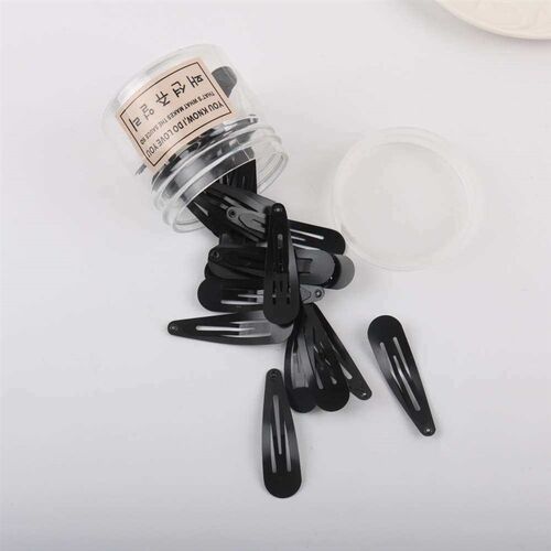 Black frosted drop clip bb clip diy matte paint hair clip ha