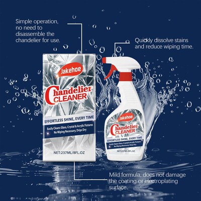 JAKEHOE Chandelier Cleaner - Household Crystal Chandelier No