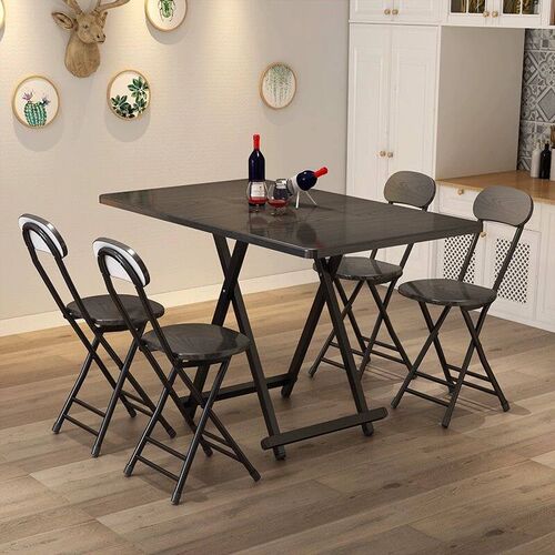 Manufacturer Supplies Folding Table And Chair Set Home Dinin