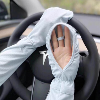 Summer UV Protection Cooling Arm Sleeves for Women - Loose F