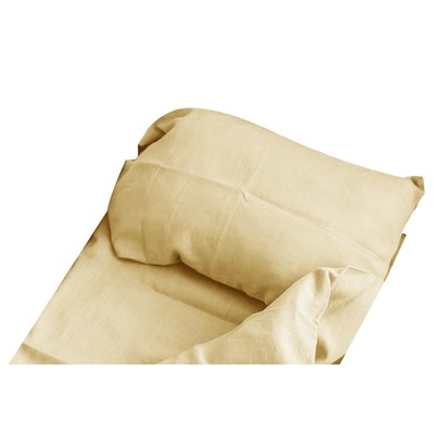 100%天然亚麻布纯色儿童枕30XCM枕头亲肤X0CM单支装定制