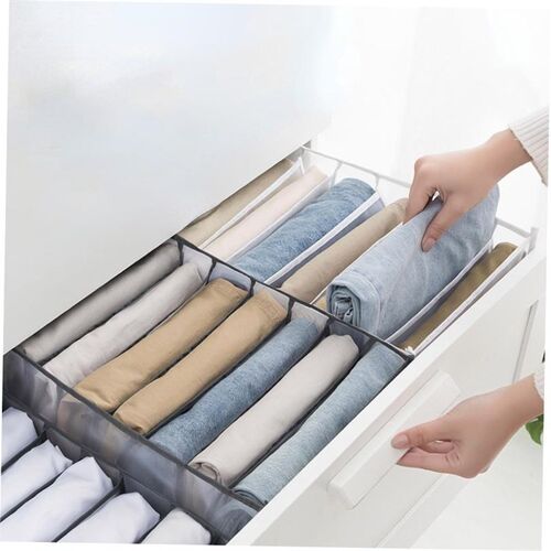 Clothes Organizer Jeans Storage Box Organizer Box Wardrobe C