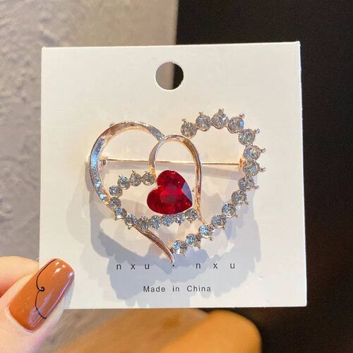 Exquisite Brooch Corsage Pin Fixed Clothes Accessories anti-