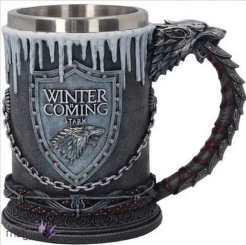 Game of Thrones Tankard Stainless Steel Resin Cups Beer Mug