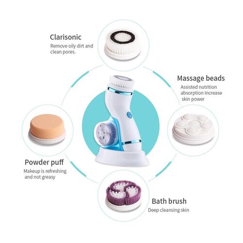 4 in 1 Electric Wash Brushes Facial Cleansing Toothbrush Son