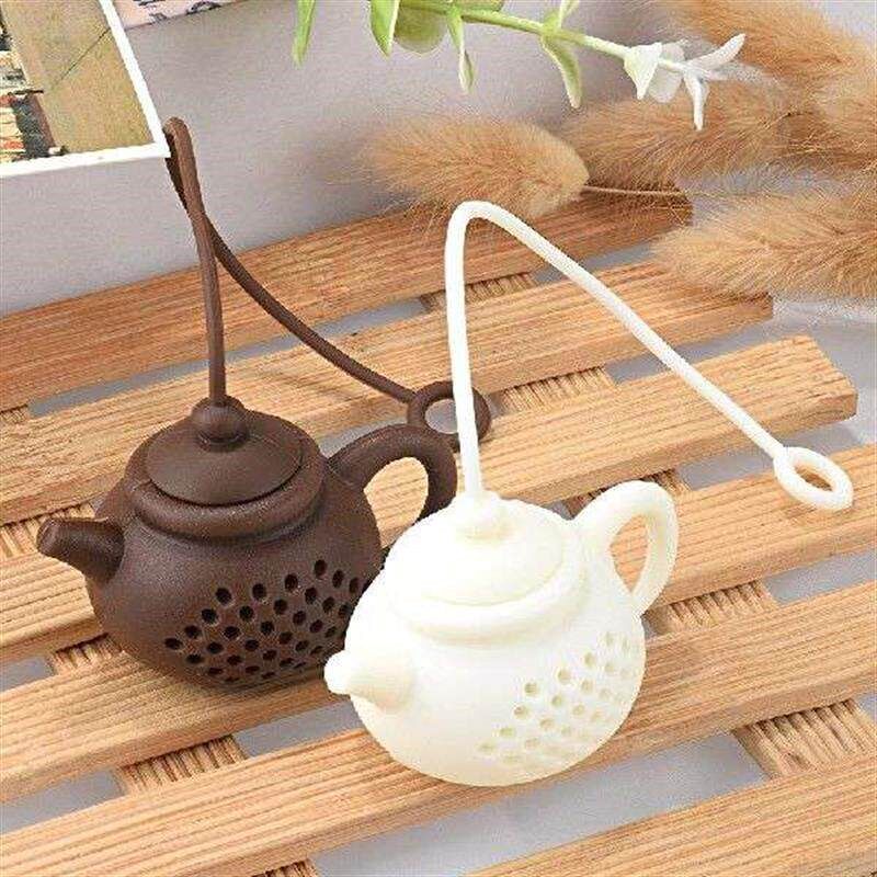 Silicone Tea Infuser Strainer Teabag Leaf Filter Diffuser - 实物图