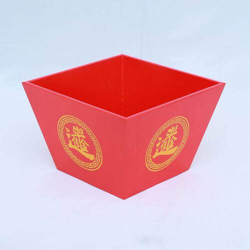 Old-style solid wood high-grade rice bucket wedding celebrat