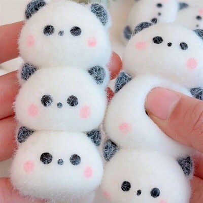 Cute Panda Head Squeeze Toy Relief Pressure Slow Rebound Pan
