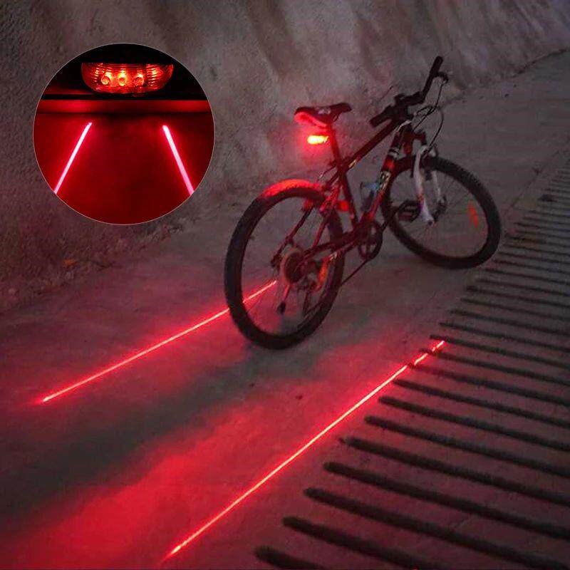 Bicycle tail light laser bike light rear Waterproof LED ligh图片