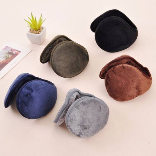 1PC Windproof Earmuffs Unisex Winter Fleece Ear Warmer For