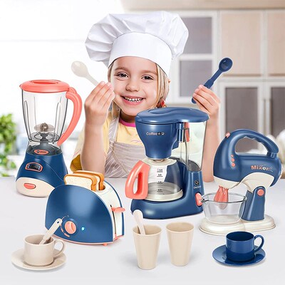 Mini Household Appliances Kitchen Toys, Pretend Play Set wit